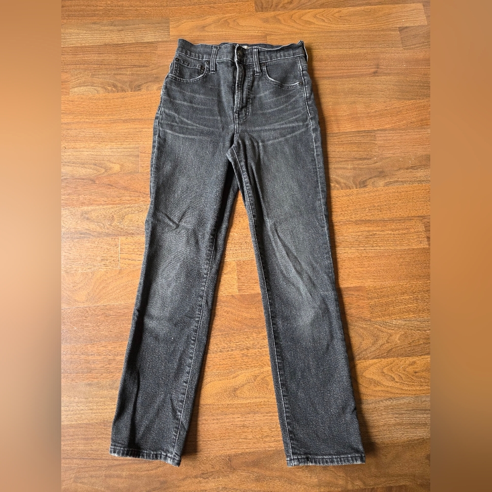 Madewell Women's Gray Straight Leg Jeans